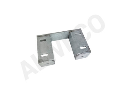 Klemconsole met contraplaat 60 mm